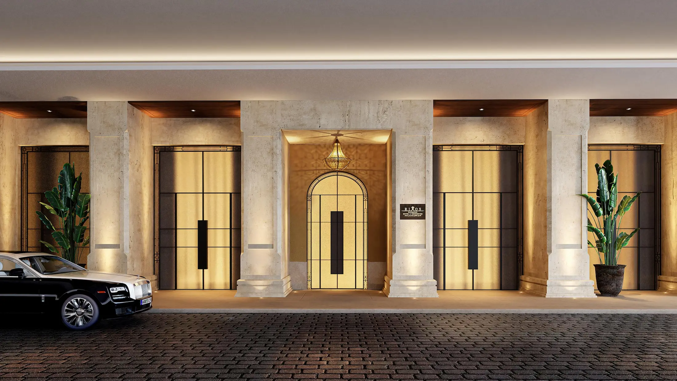 Rixos Baghdad Exterior Entrance FS1440MS2