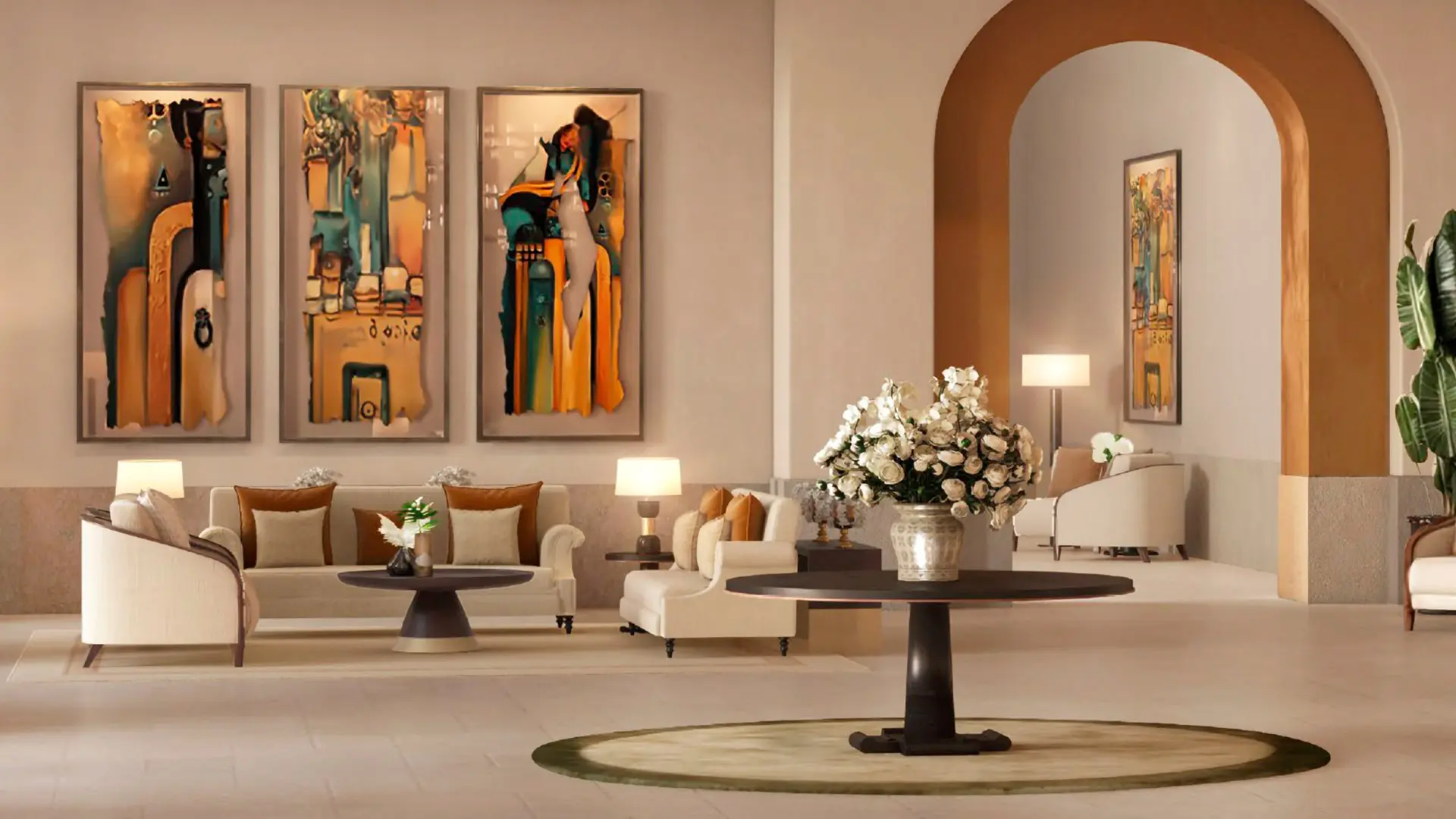 Rixos Baghdad Interior Lobby FS1080MS 1