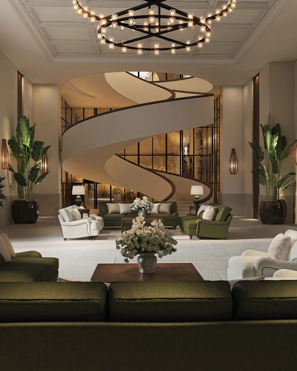 Rixos Baghdad Interior Lower Ground Hotel Lobby 1280MS