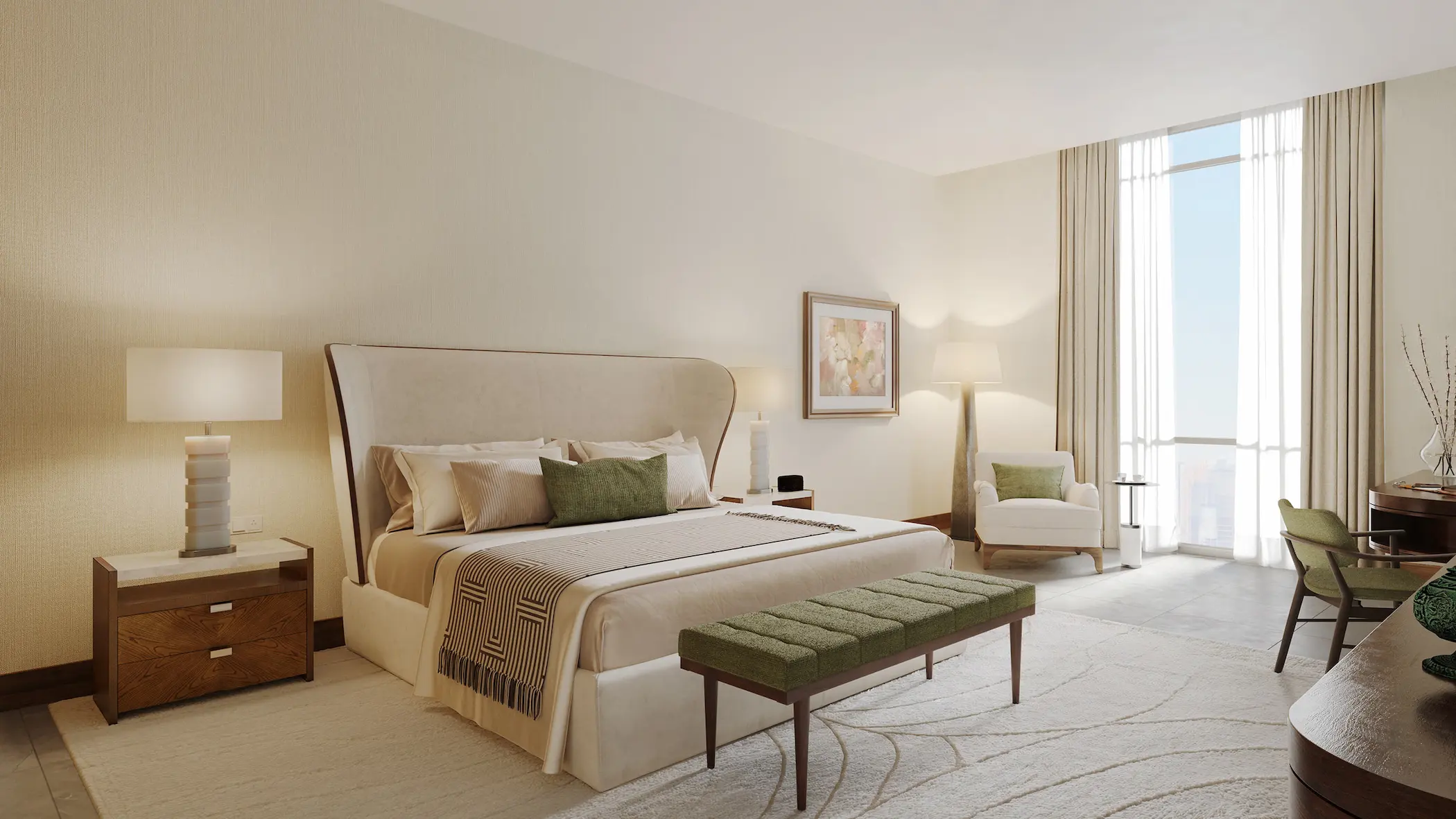 Rixos Baghdad Interior Master Bedroom FS1440MS