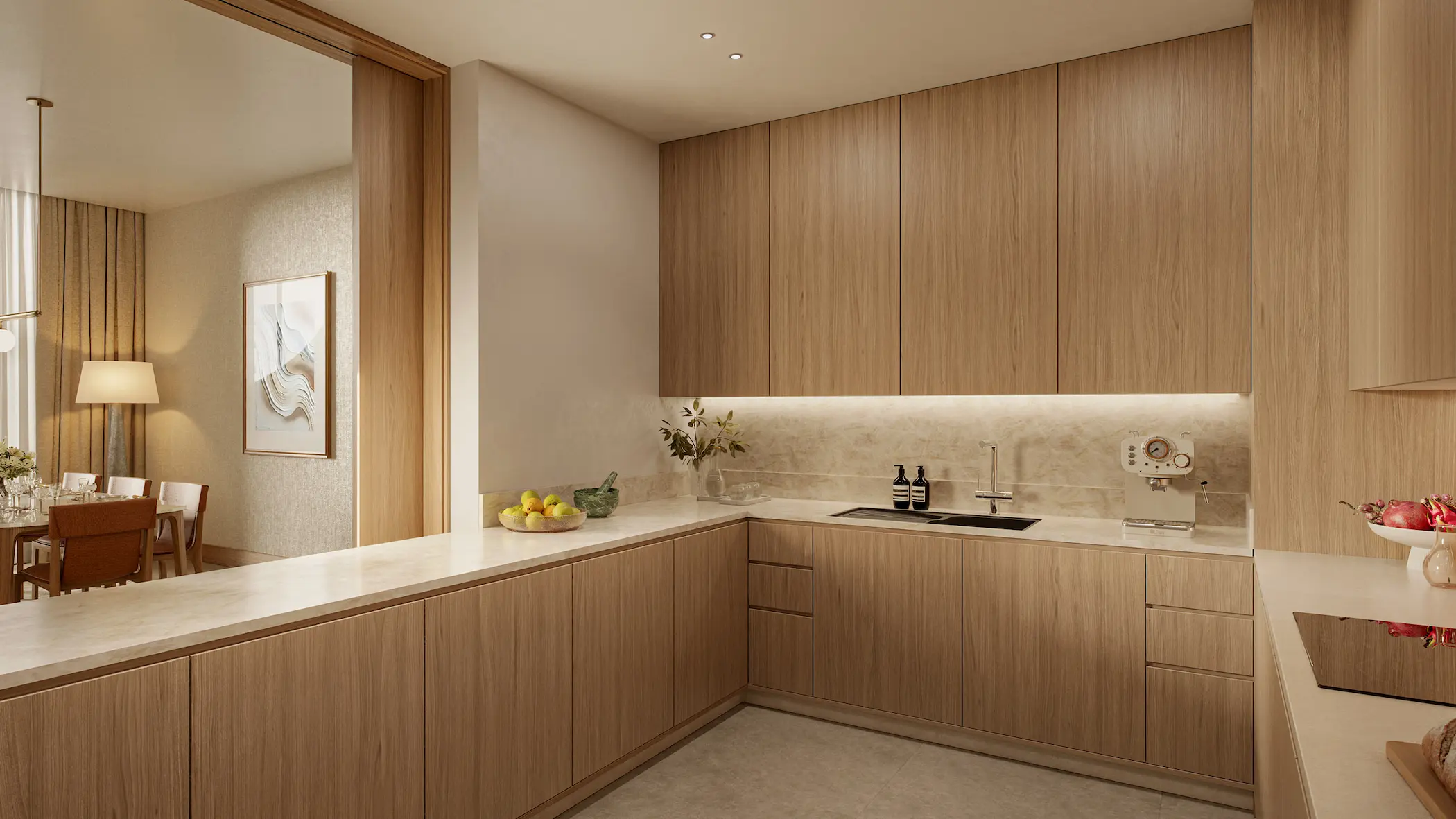 Rixos Baghdad Interior Two Bedroom Kitchen FS1440MS